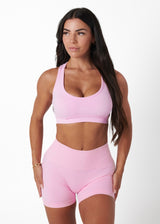 SIGNATURE SPORT BRA - STRAWBERRY
