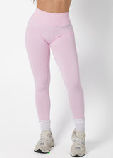 V SCULPT SEAMLESS LEGGINGS - STRAWBERRY