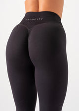 ULTIMATE SEAMLESS SCRUNCH LEGGINGS 3.0 - BLACK