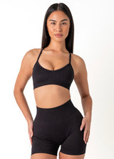 SIGNATURE BRA -LIQUORICE