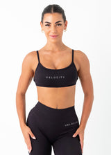 V SCULPT BRALETTE - BLACK