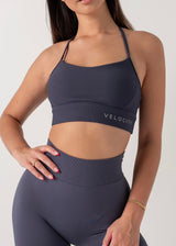 RIBBED VITAL BRA - NAVY