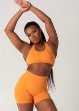 ULTIMATE SEAMLESS HALTER - ORANGE