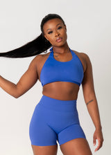 ULTIMATE SEAMLESS HALTER - COBALT