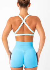 TWIST BRA - BABY BLUE