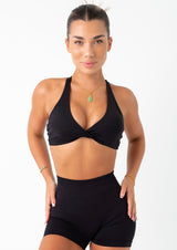 TWIST BRA - BLACK