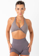 TWIST BRA - GREY