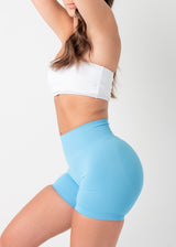 ULTIMATE SEAMLESS SCRUNCH SHORTS MINI - BLUEBERRY