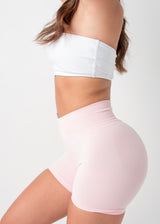 ULTIMATE SEAMLESS SCRUNCH SHORTS MINI - GUAVA