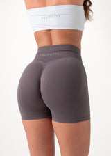 ULTIMATE SEAMLESS SCRUNCH SHORTS MINI - STEEL