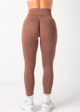 ULTIMATE SEAMLESS SCRUNCH LEGGINGS MINI - CHOCOLATE