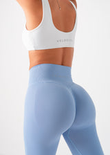 ULTIMATE SEAMLESS SCRUNCH LEGGINGS MINI - BLUE