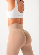 ULTIMATE SEAMLESS SCRUNCH LEGGINGS MINI - NUDE