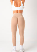 ULTIMATE SEAMLESS SCRUNCH LEGGINGS MINI - NUDE