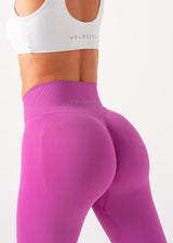 ULTIMATE SEAMLESS SCRUNCH LEGGINGS MINI - MAGENTA