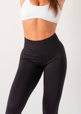 ULTIMATE SEAMLESS SCRUNCH LEGGINGS MINI - BLACK