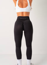 ULTIMATE SEAMLESS SCRUNCH LEGGINGS MINI - BLACK