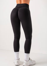 ULTIMATE SEAMLESS SCRUNCH LEGGINGS MINI - BLACK