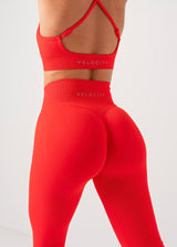 ULTIMATE SEAMLESS SCRUNCH LEGGINGS MINI - POPPY