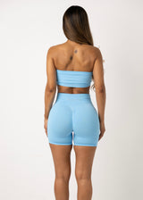 MULTIWAY SEAMLESS BANDEAU - BLUEBERRY