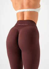 ULTIMATE SEAMLESS SCRUNCH LEGGINGS 3.0 - ESPRESSO