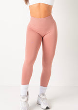 ULTIMATE SEAMLESS SCRUNCH LEGGINGS MINI - BLUSH