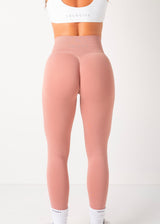 ULTIMATE SEAMLESS SCRUNCH LEGGINGS MINI - BLUSH