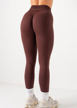 ULTIMATE SEAMLESS SCRUNCH LEGGINGS 2.0 - ESPRESSO