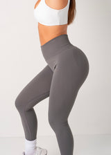 ULTIMATE SEAMLESS SCRUNCH LEGGINGS - STEEL