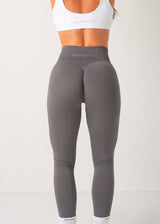 ULTIMATE SEAMLESS SCRUNCH LEGGINGS - STEEL