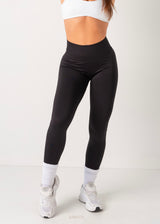 ULTIMATE SEAMLESS SCRUNCH LEGGINGS - BLACK