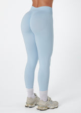 SIGNATURE SCRUNCH LEGGINGS - SKY