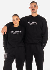 VELO OVERSIZED CREW - BLACK