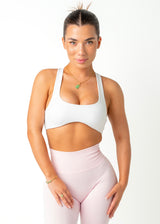 MINIMAL RACER BRA - WHITE