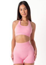 CURVE HALTER BRA - PINK SUGAR