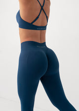 SIGNATURE SCRUNCH LEGGINGS - DEEP BLUE