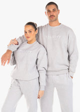 VELO OVERSIZED CREW - MARL GREY