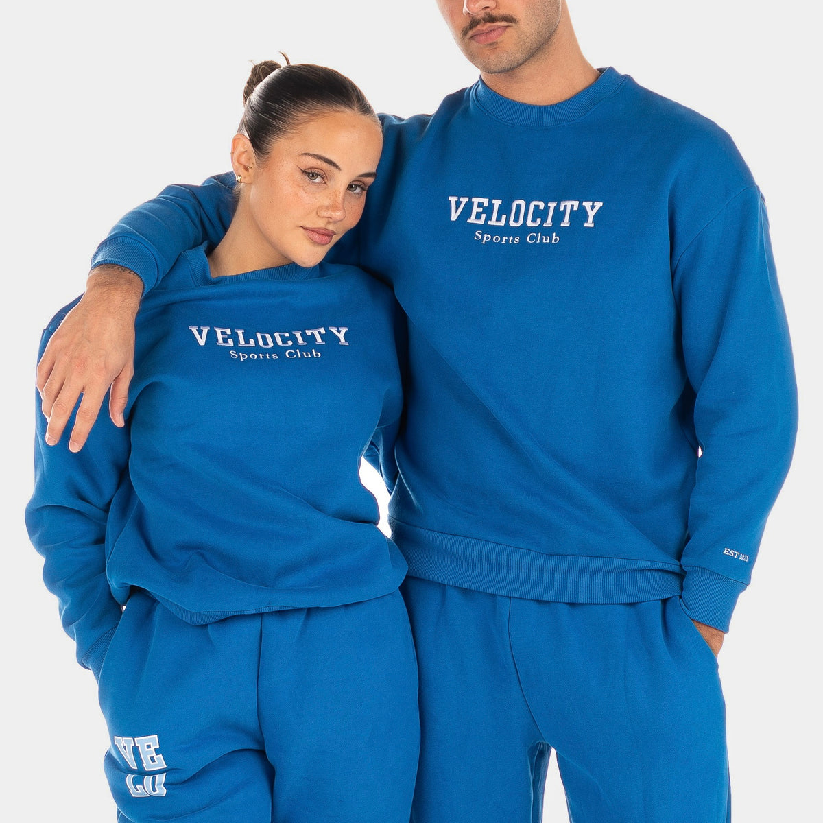 VELO OVERSIZED CREW - ROYAL BLUE – Velocity Activewear