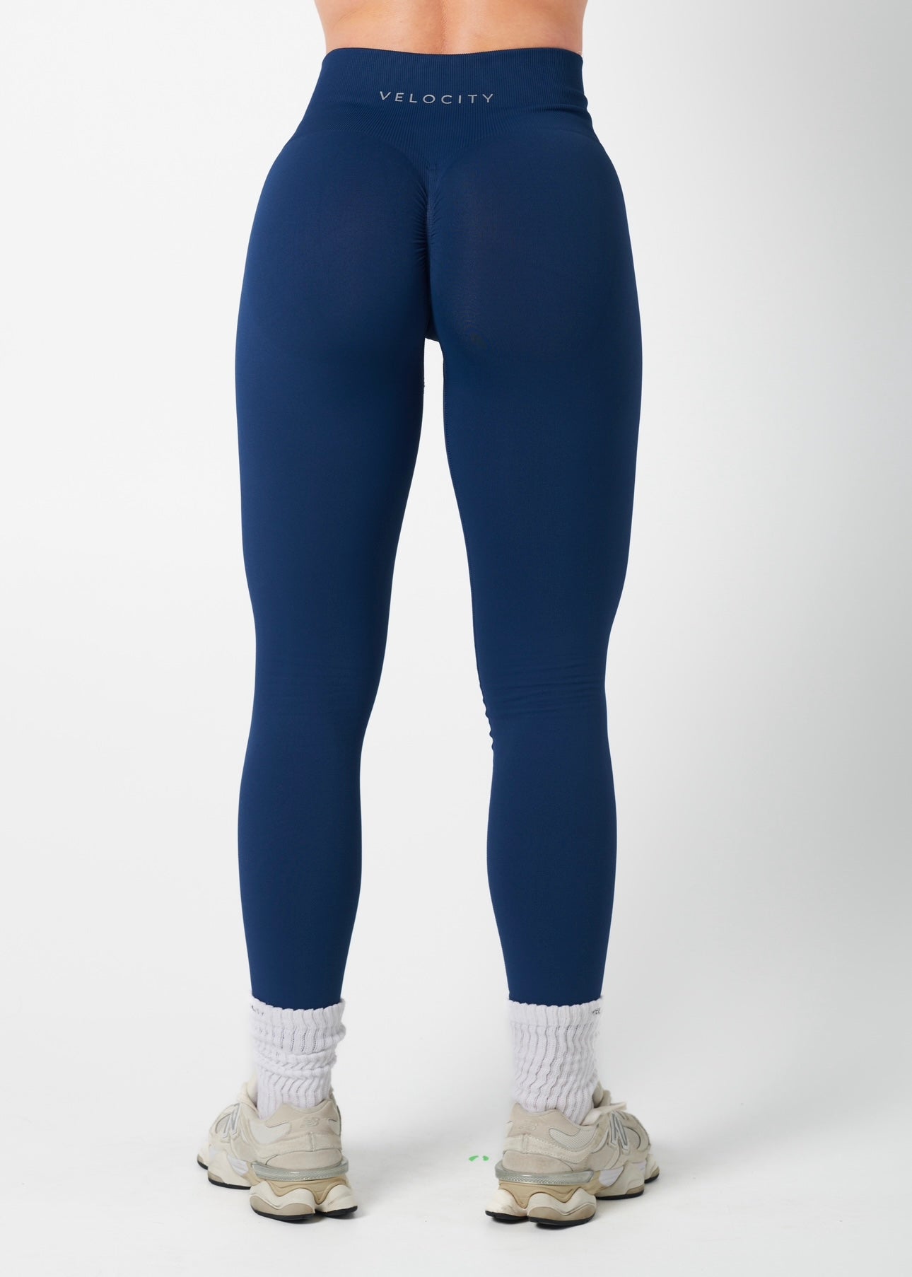 SIGNATURE SCRUNCH LEGGINGS HIGH RISE - DEEP BLUE