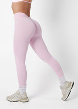 V SCULPT SEAMLESS LEGGINGS - STRAWBERRY