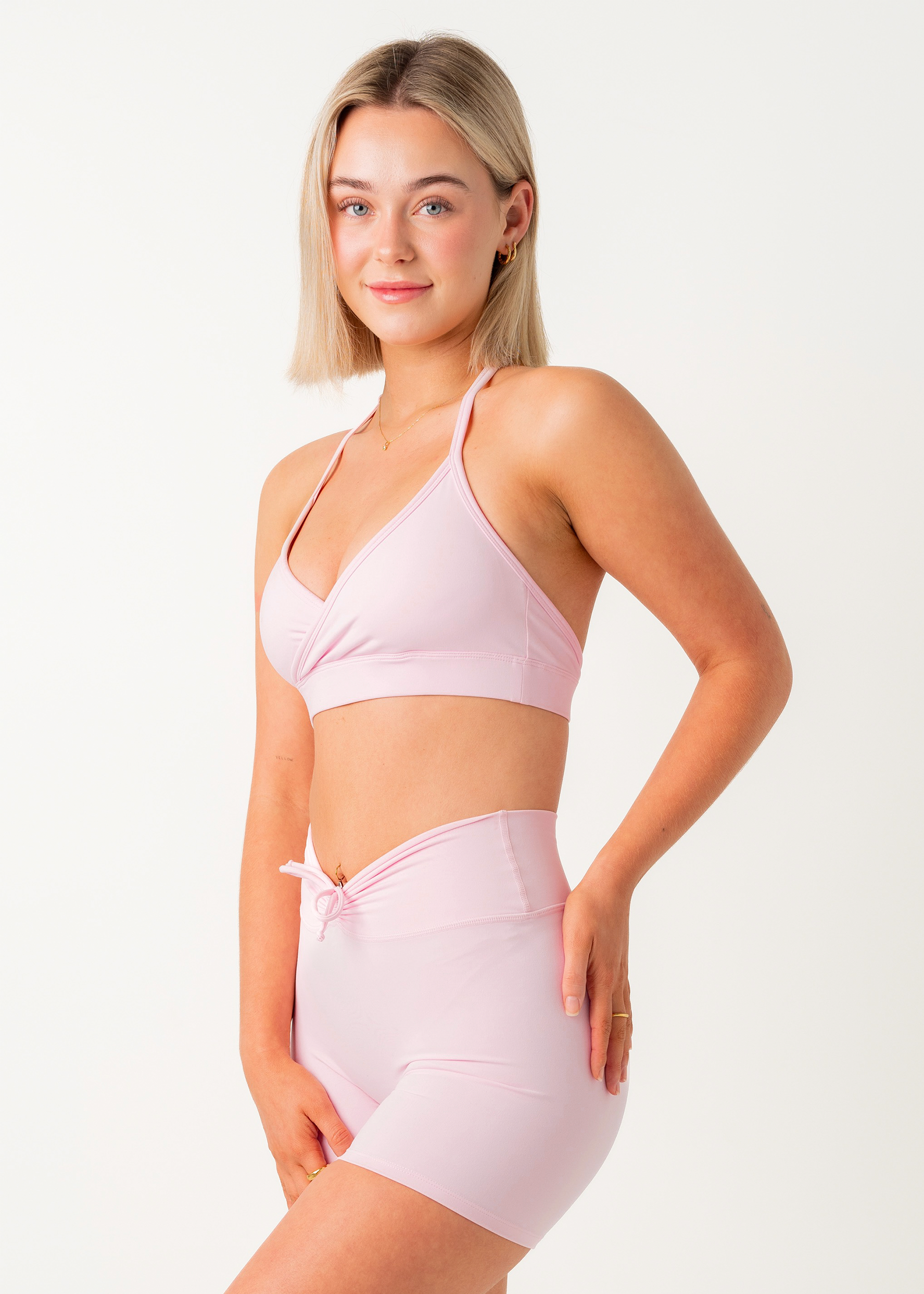 POISE HALTER BRA - GUAVA