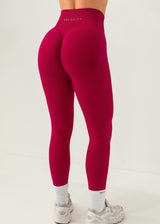 ULTIMATE SEAMLESS SCRUNCH LEGGINGS MINI - RASPBERRY