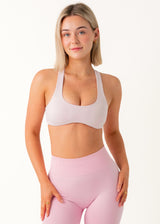 MINIMAL RACER BRA - LIGHT GUAVA