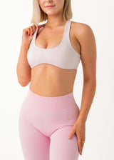 MINIMAL RACER BRA - LIGHT GUAVA