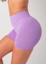 V SCULPT SEAMLESS SHORTS - WARM LILAC