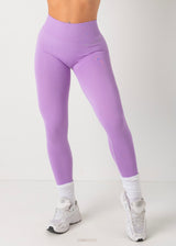 V SCULPT SEAMLESS LEGGINGS - WARM LILAC