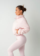 CROPPED PUFFER - PINK