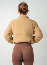 CROPPED PUFFER - BEIGE