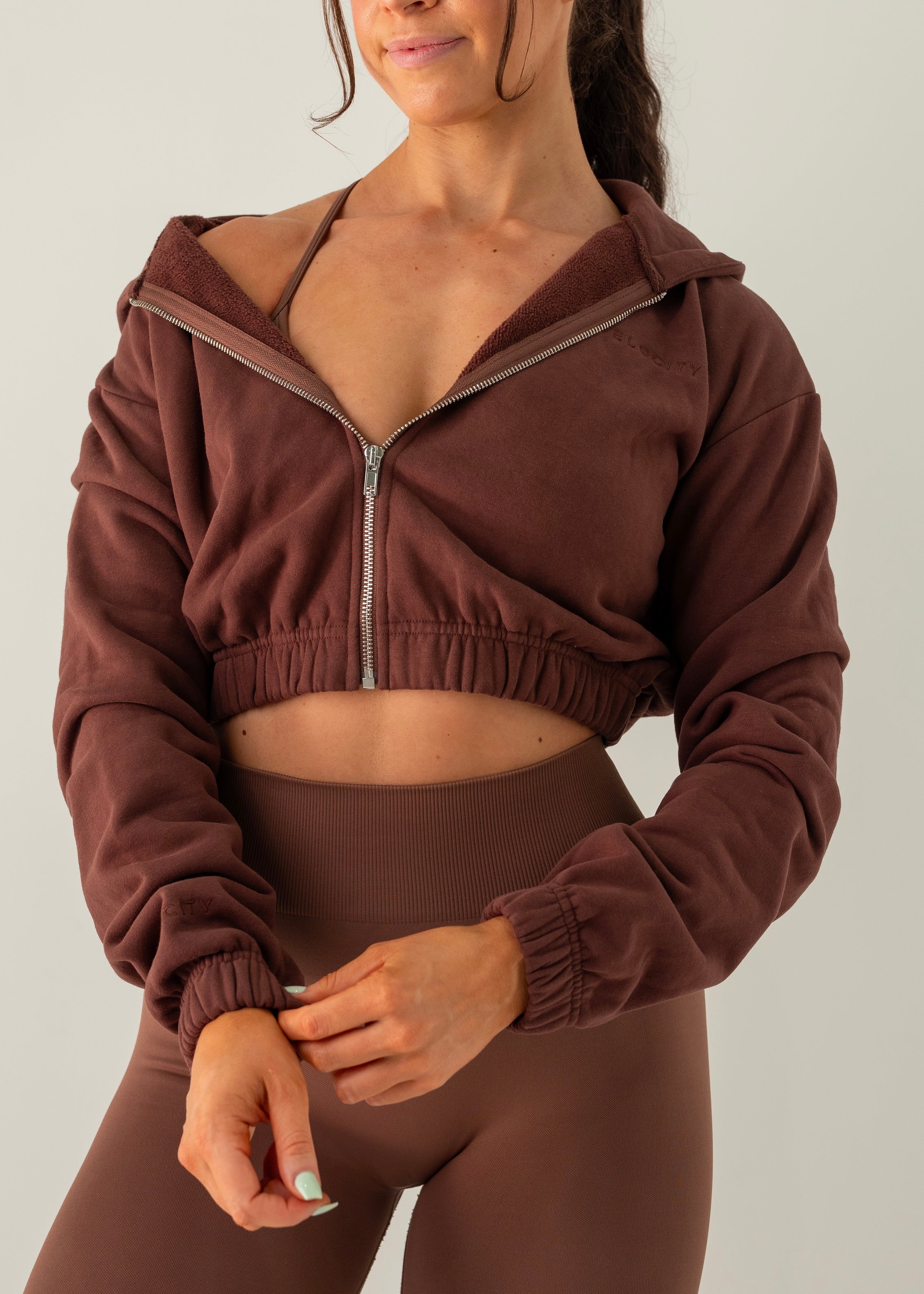 COZY ZIP - DEEP CHOCOLATE