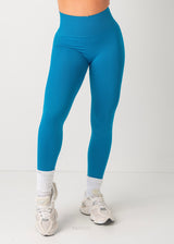 ULTIMATE SEAMLESS SCRUNCH LEGGINGS MINI - AQUA